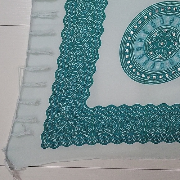 62" x 43" Sarong, Beach Cover-Up, Wall Hanging, Curtain, material, from Mexico - Picture 4 of 6